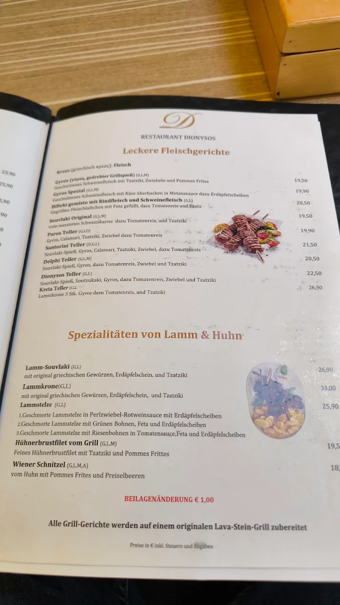 Speisekarte photo 4