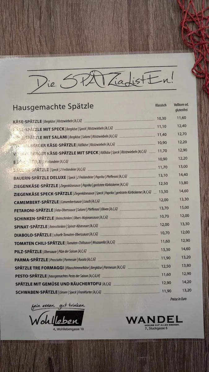 Speisekarte photo 3