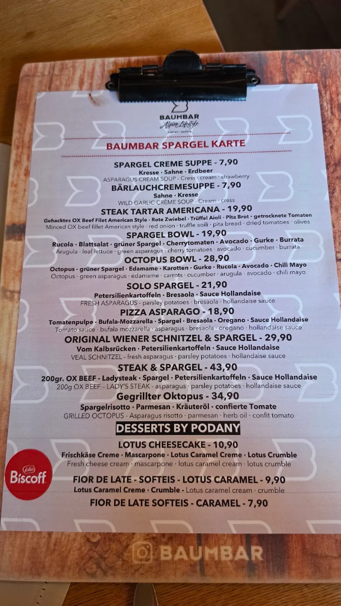 Speisekarte photo 1