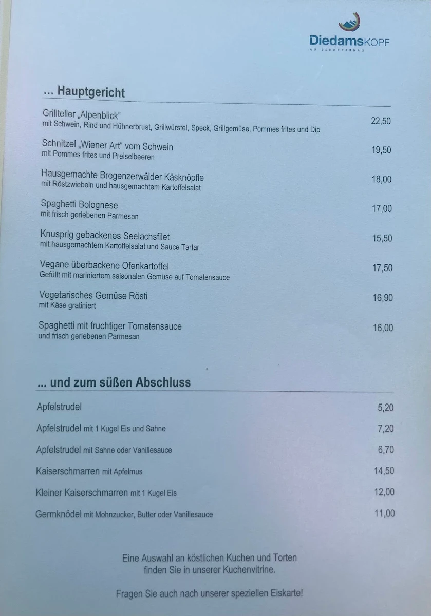Speisekarte photo 1