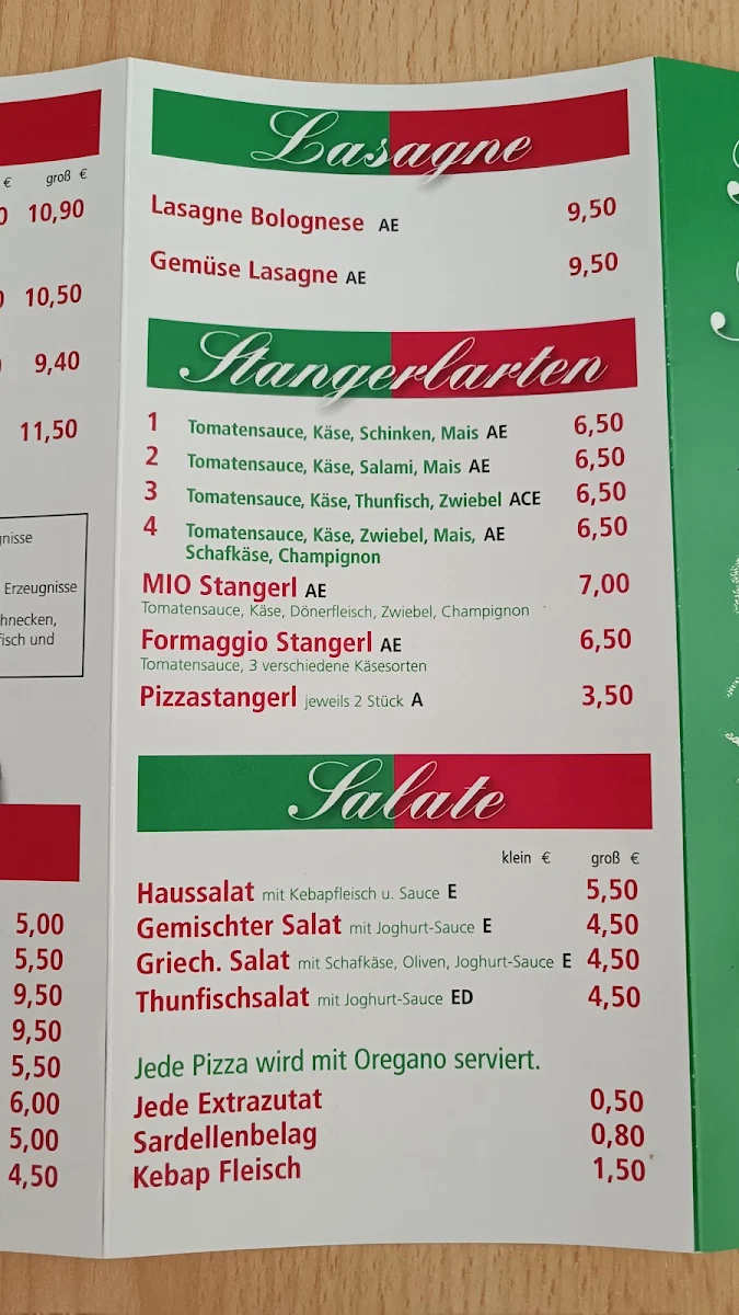 Speisekarte photo 4