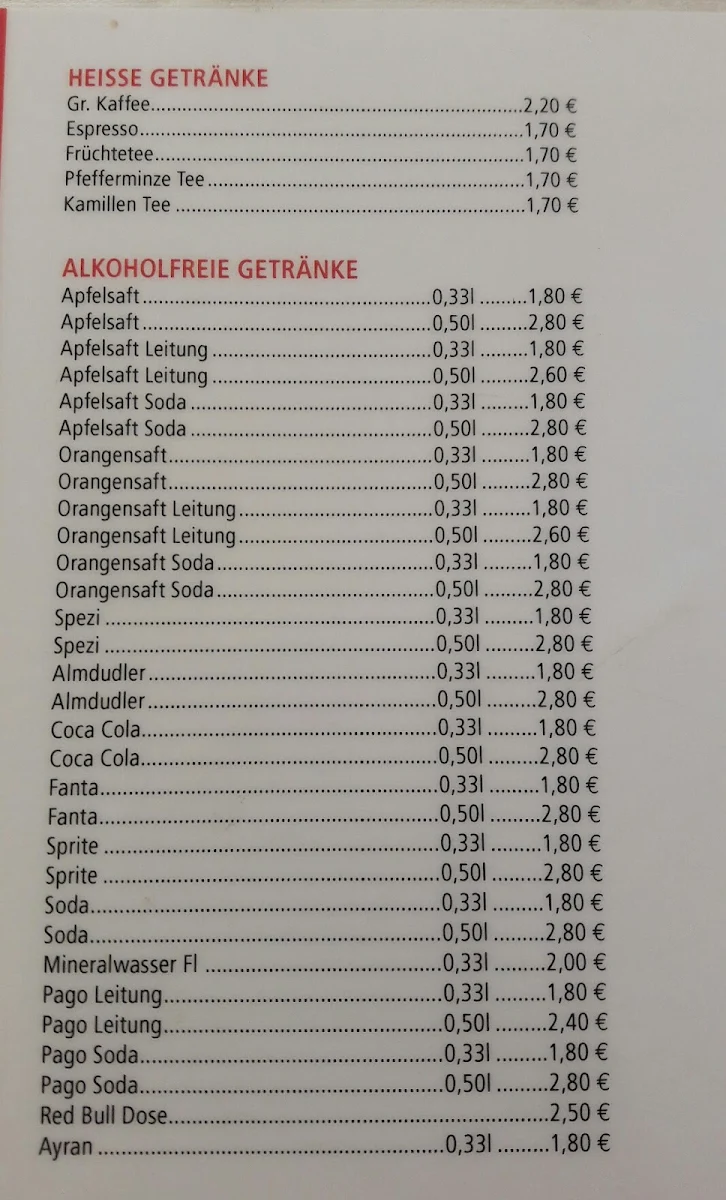 Speisekarte photo 9