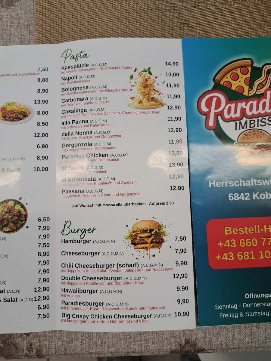 Speisekarte photo 3