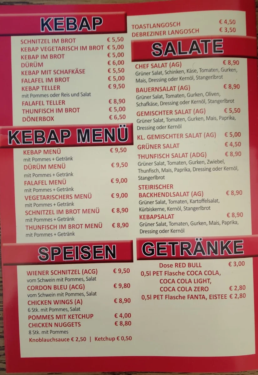 Speisekarte photo 3