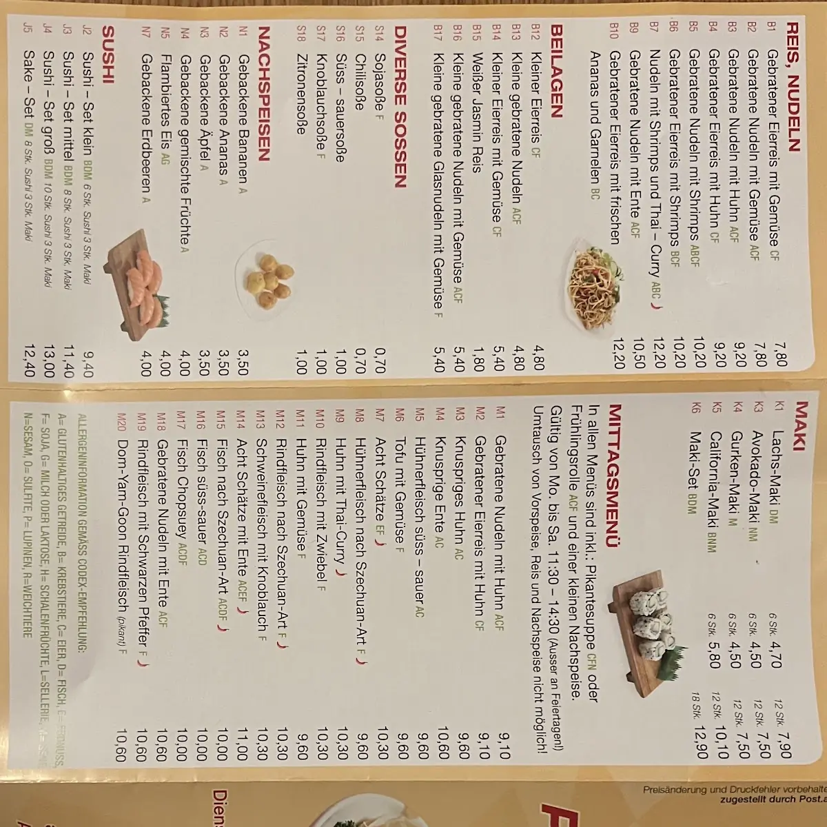 Speisekarte photo 8