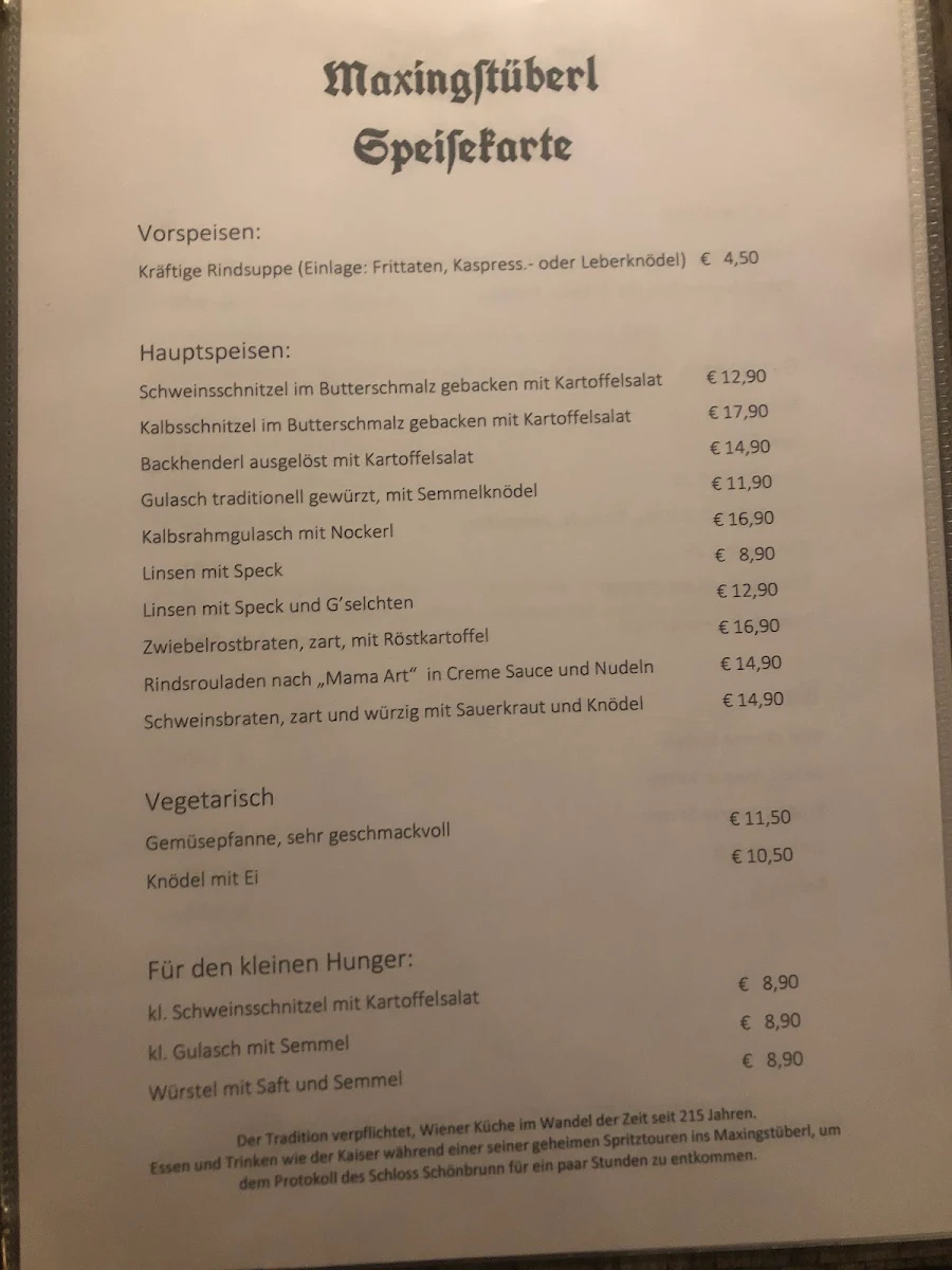 Speisekarte photo 2