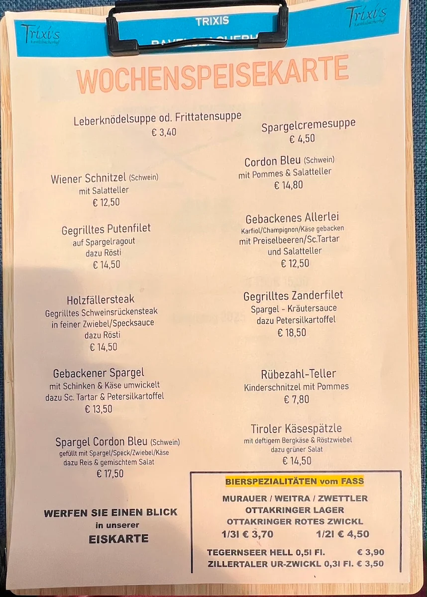 Speisekarte photo 1