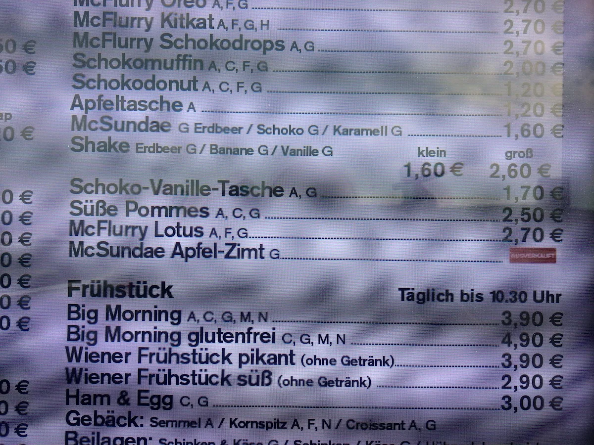 Speisekarte photo 6