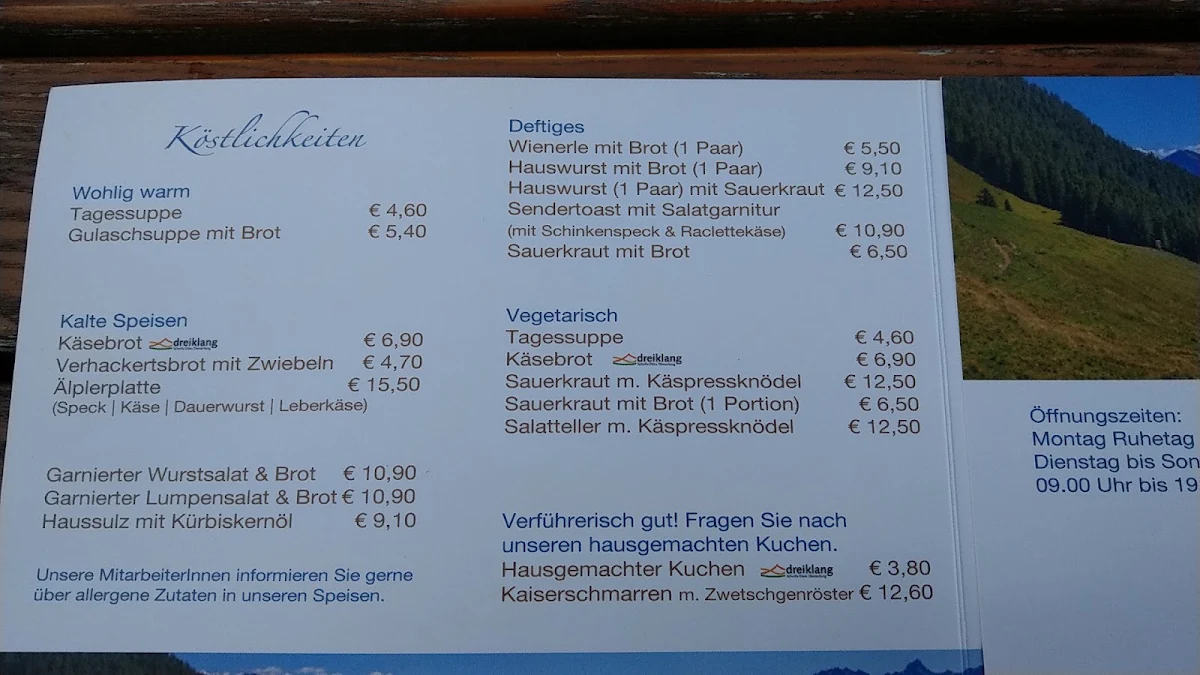 Speisekarte photo 5