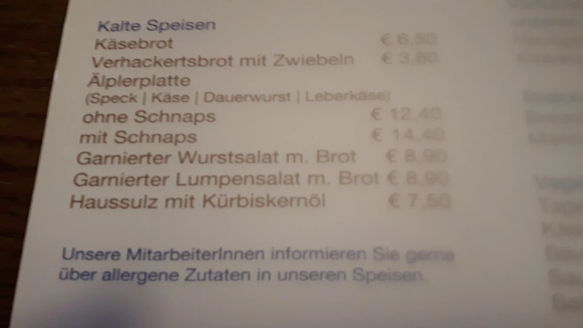 Speisekarte photo 9
