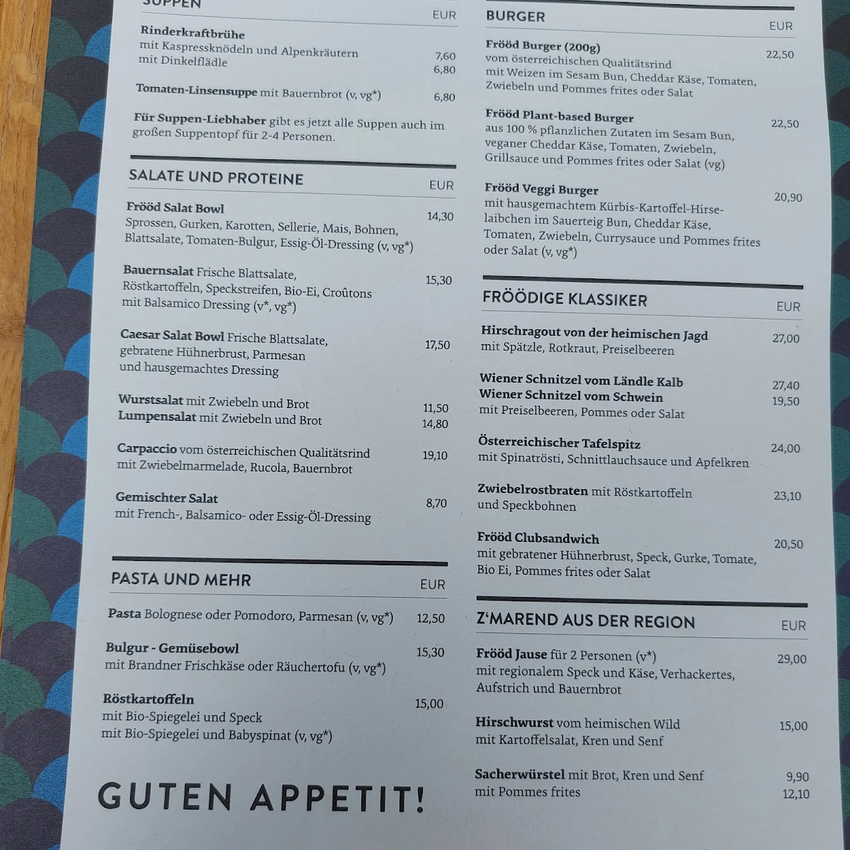 Speisekarte photo 9