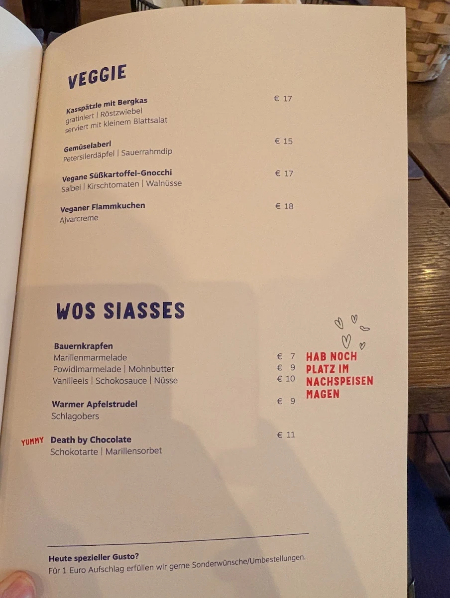 Speisekarte photo 5