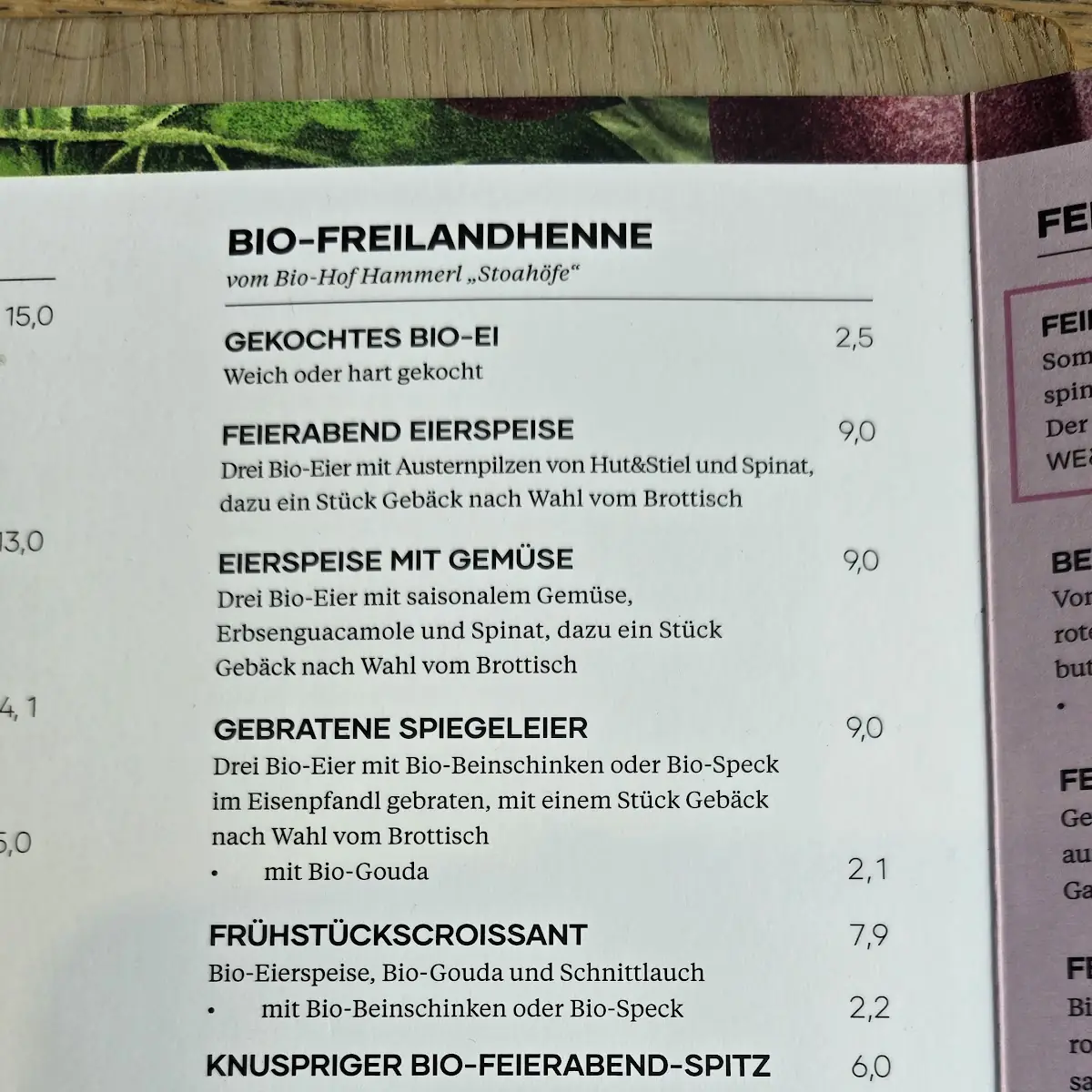 Speisekarte photo 7