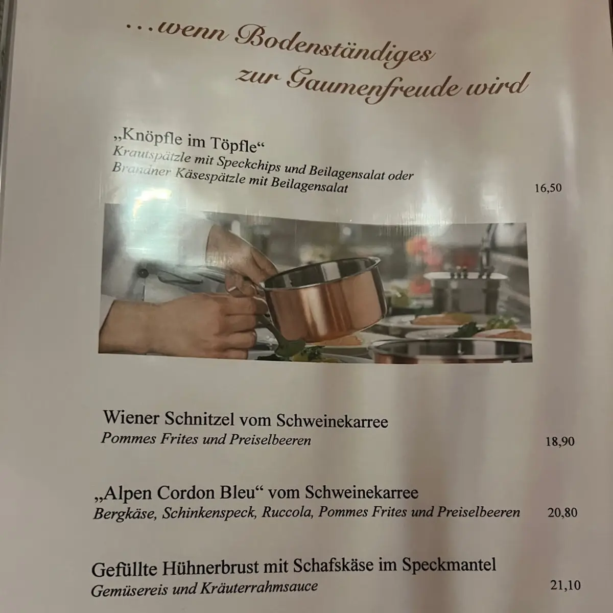 Speisekarte photo 8