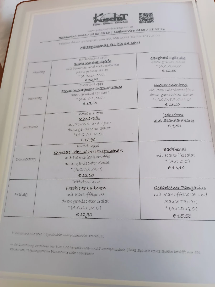 Speisekarte photo 4