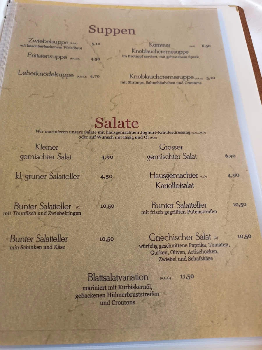 Speisekarte photo 5