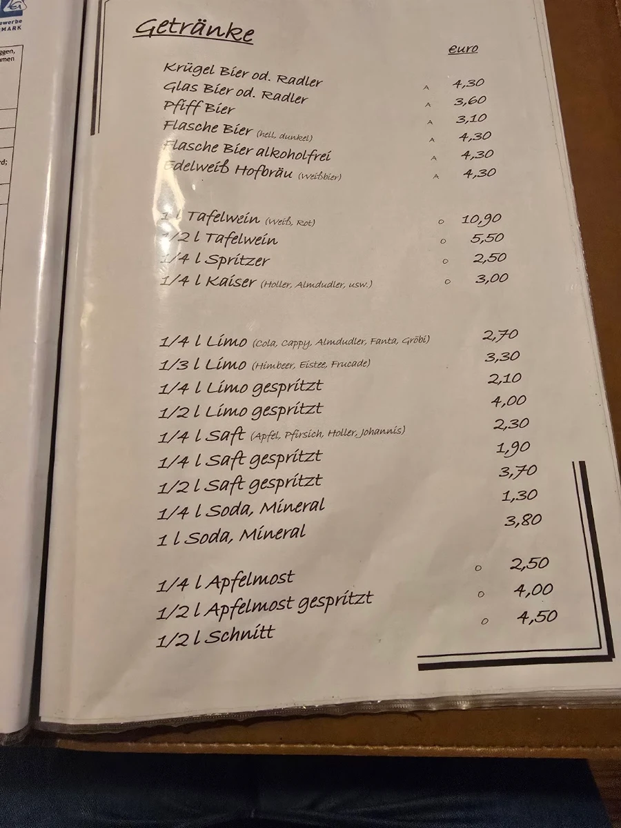 Speisekarte photo 3