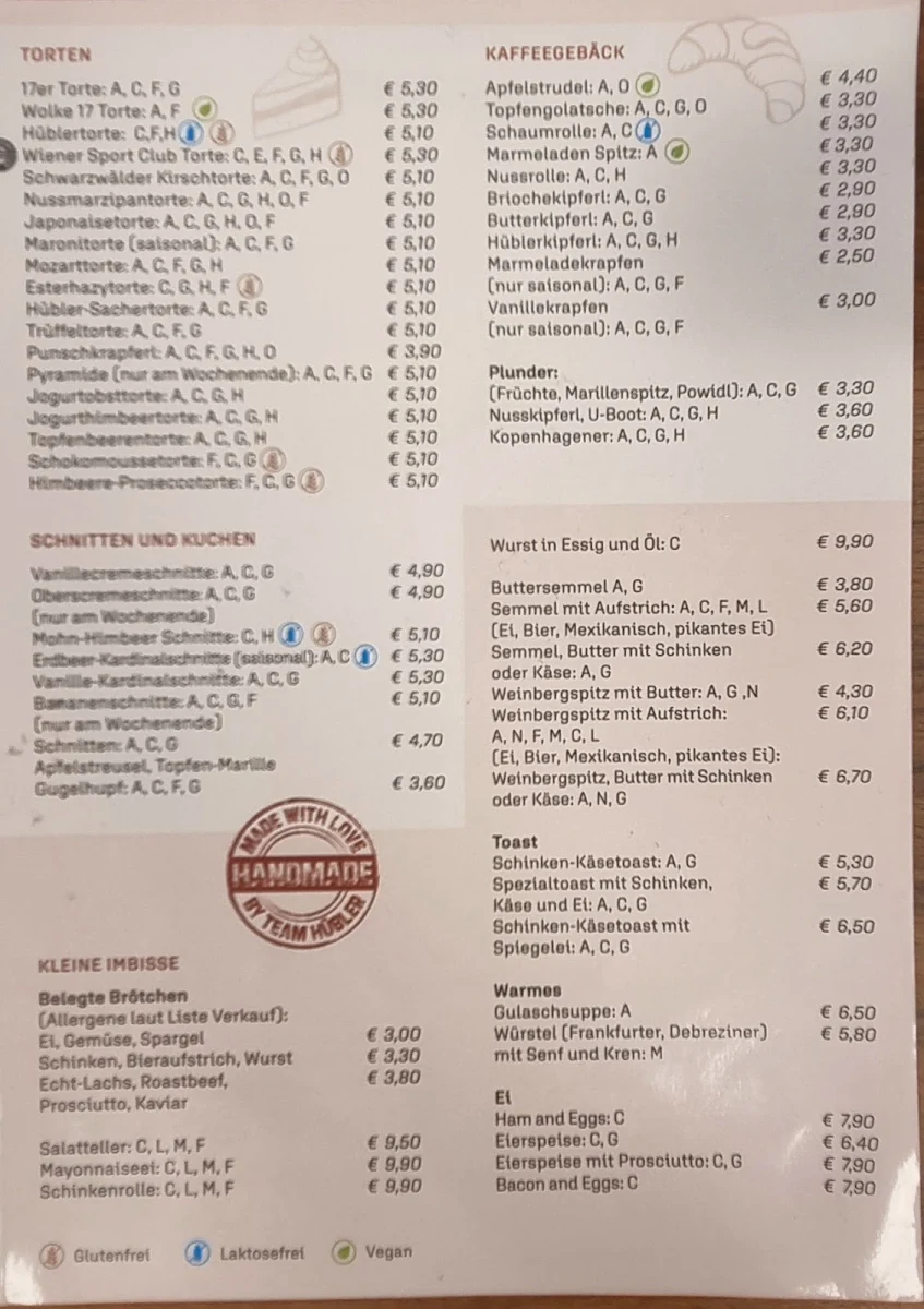 Speisekarte photo 2