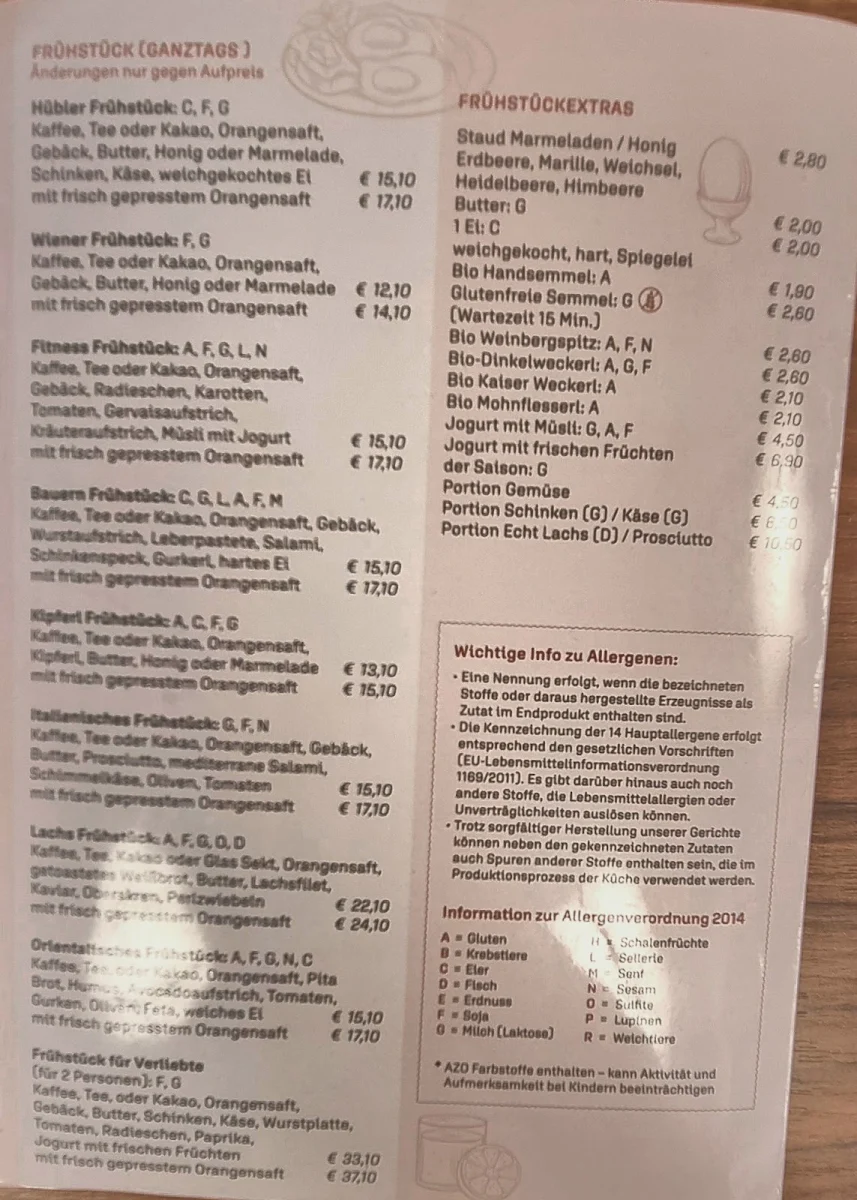 Speisekarte photo 4