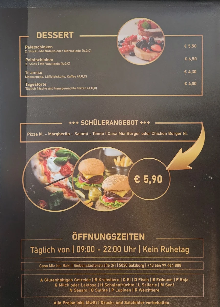 Speisekarte photo 2