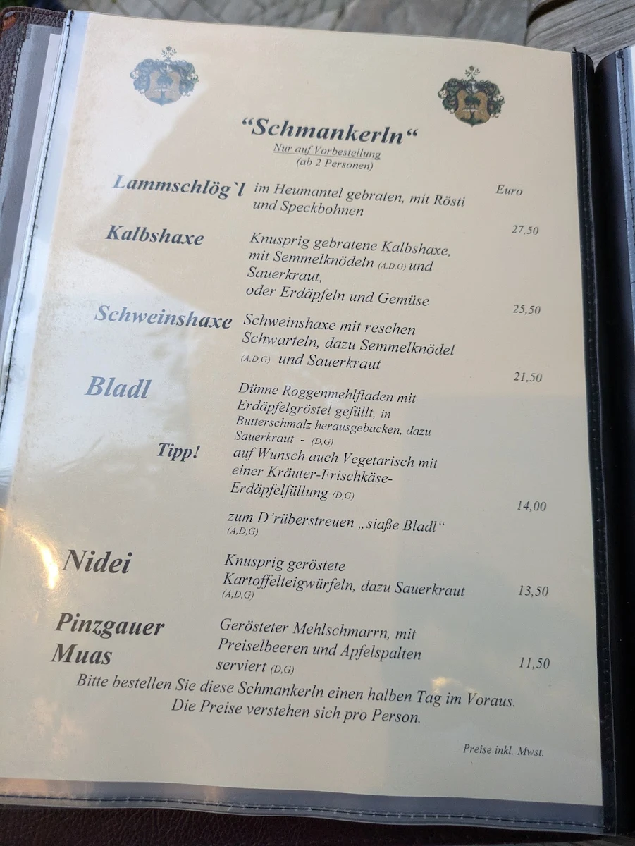 Speisekarte photo 3