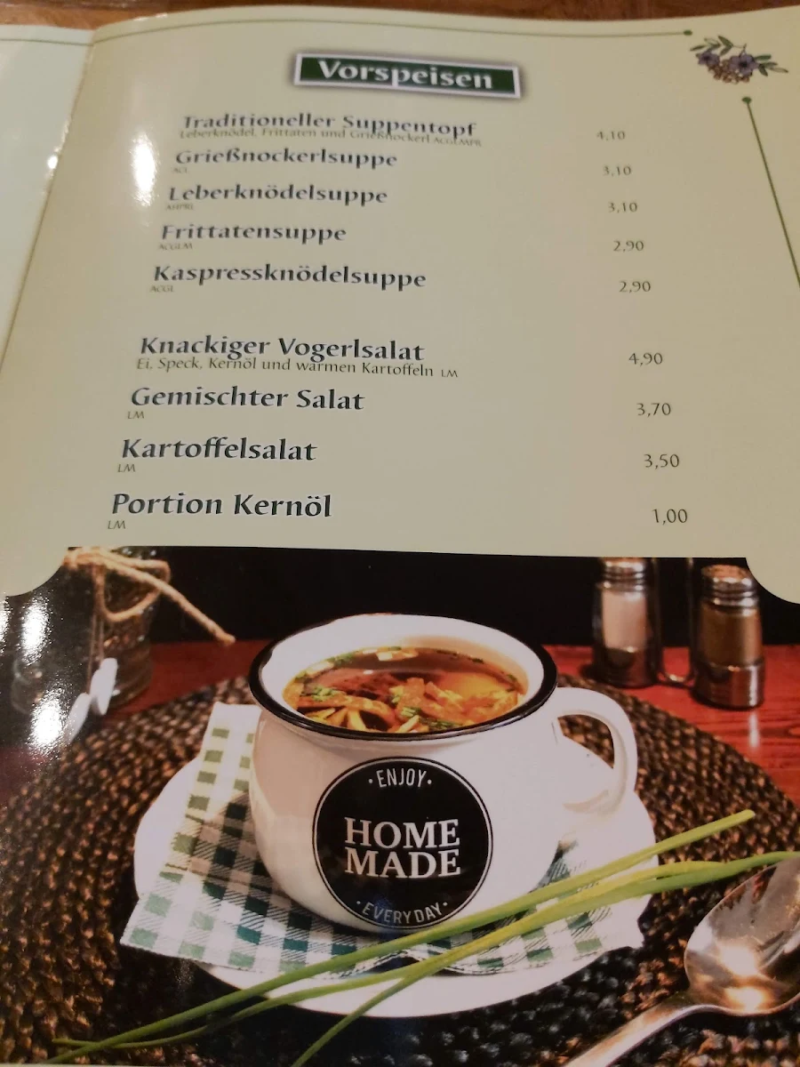 Speisekarte photo 1