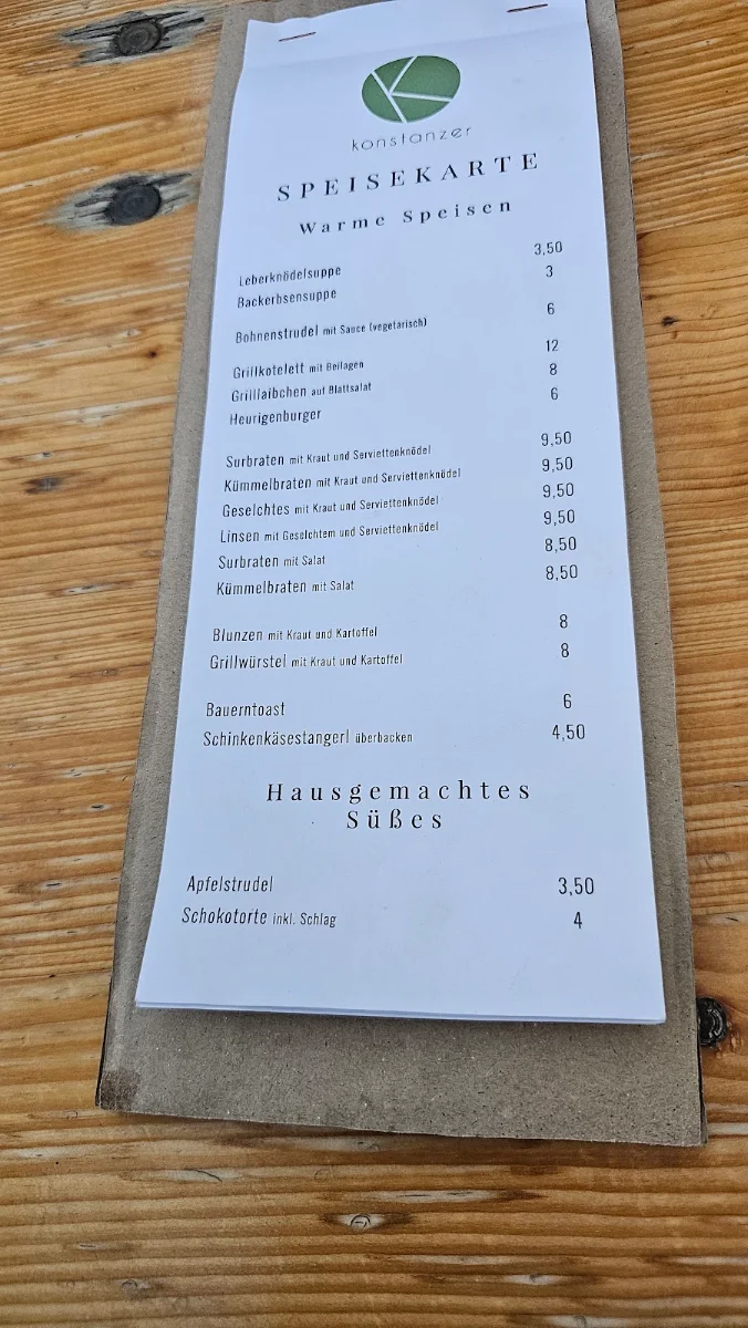 Speisekarte photo 1