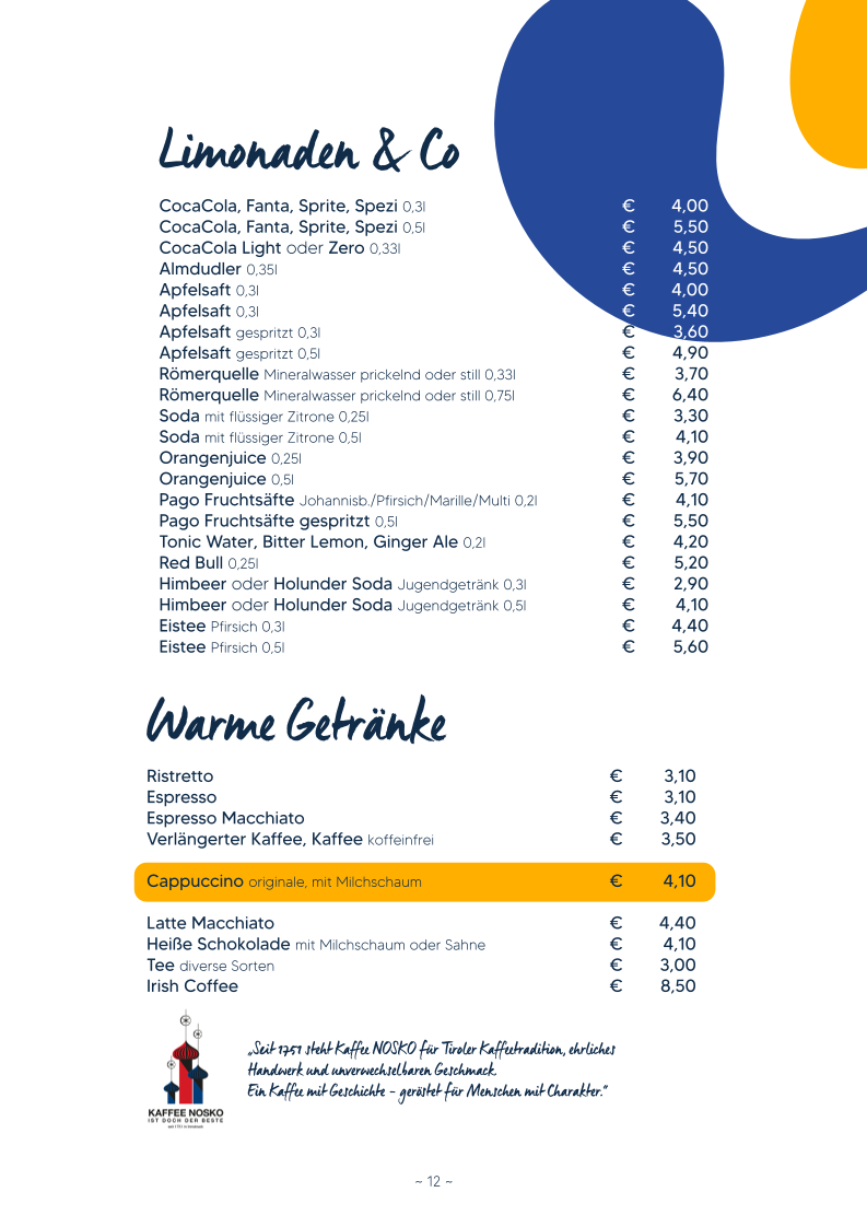 Speisekarte photo 2