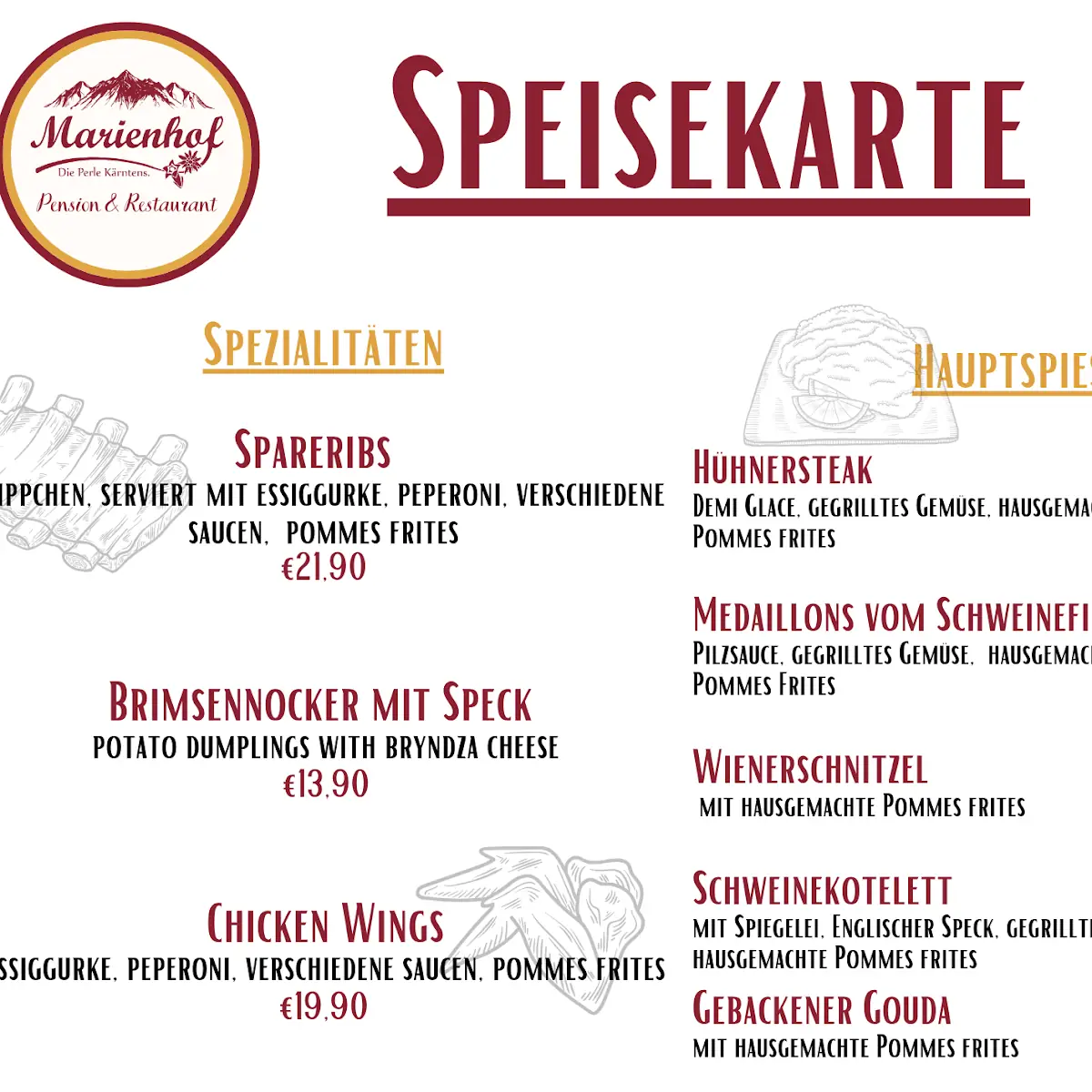 Speisekarte photo 2