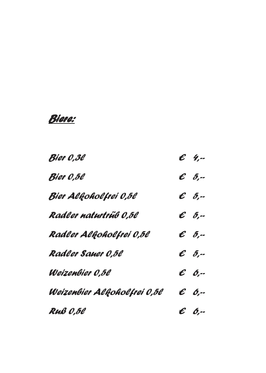 Speisekarte photo 9