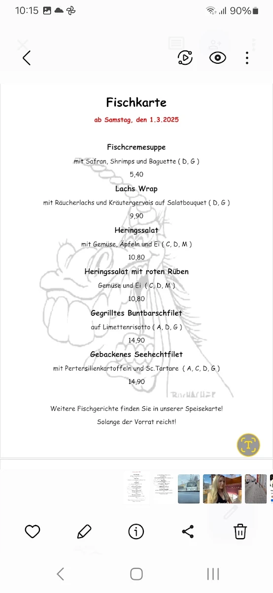 Speisekarte photo 6