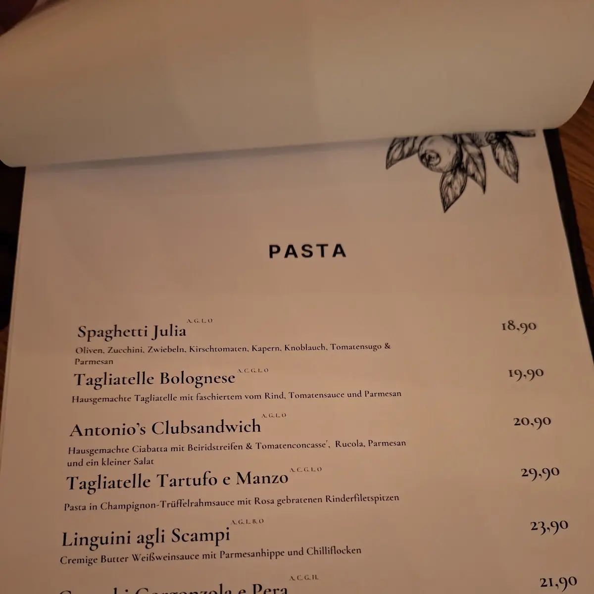 Speisekarte photo 1