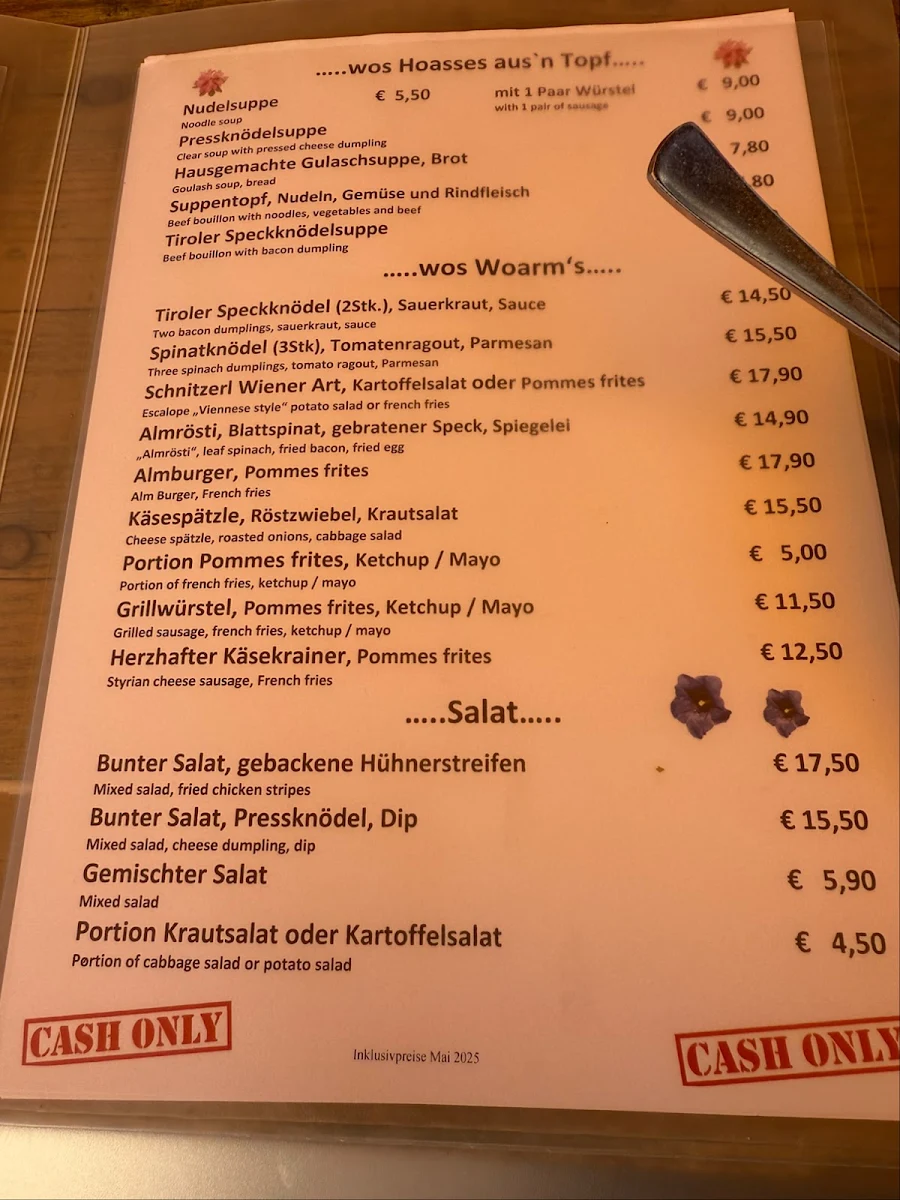Speisekarte photo 1