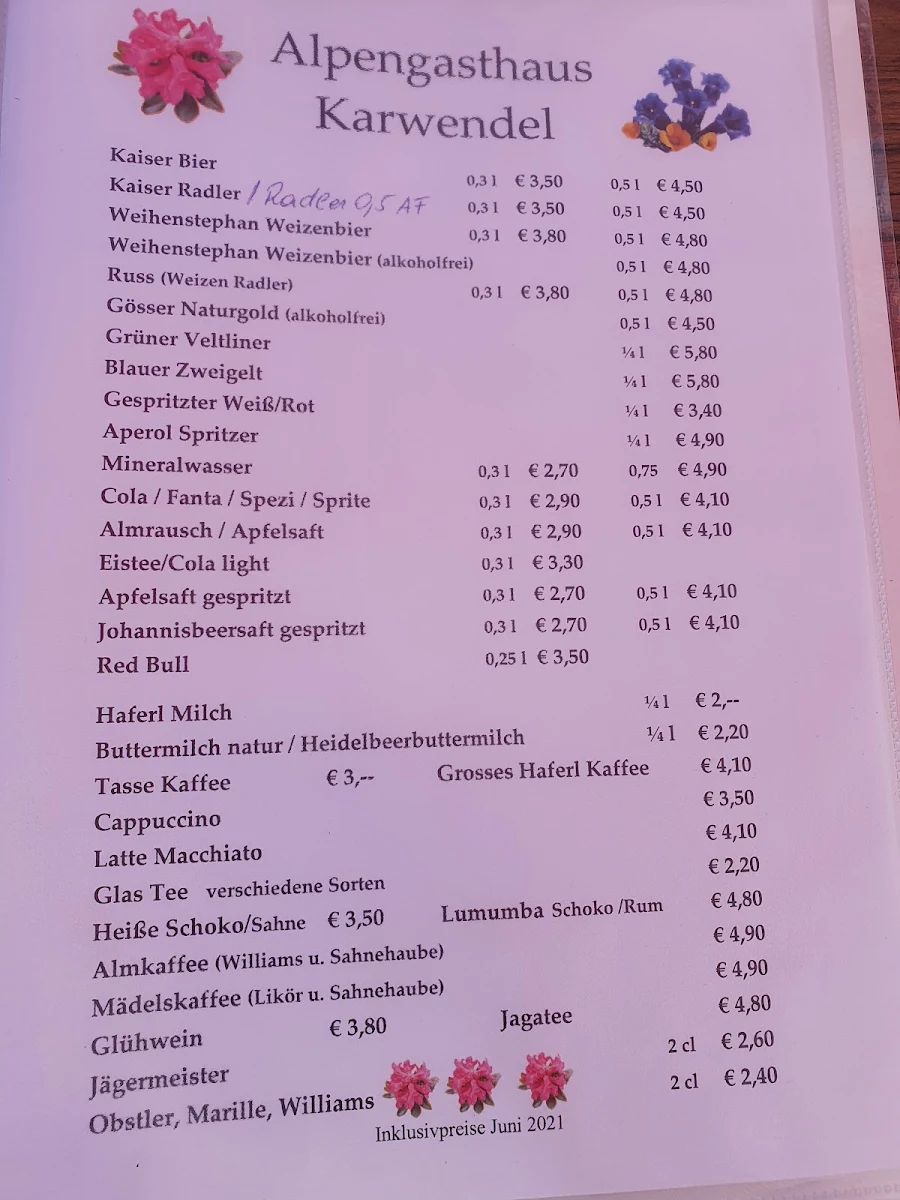 Speisekarte photo 2
