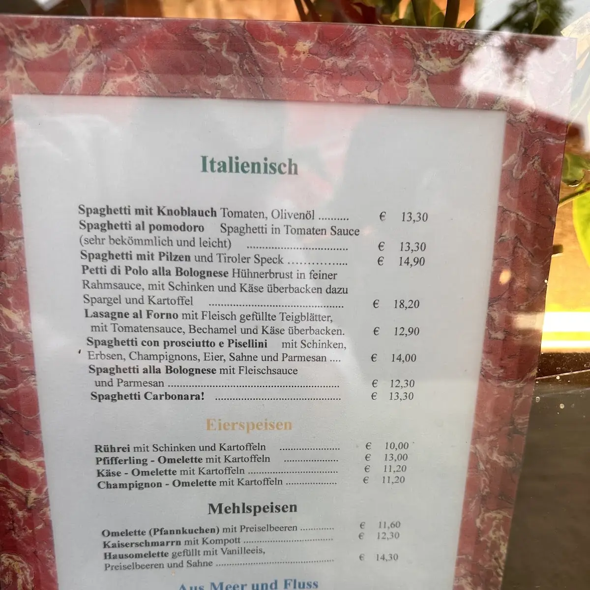 Speisekarte photo 2