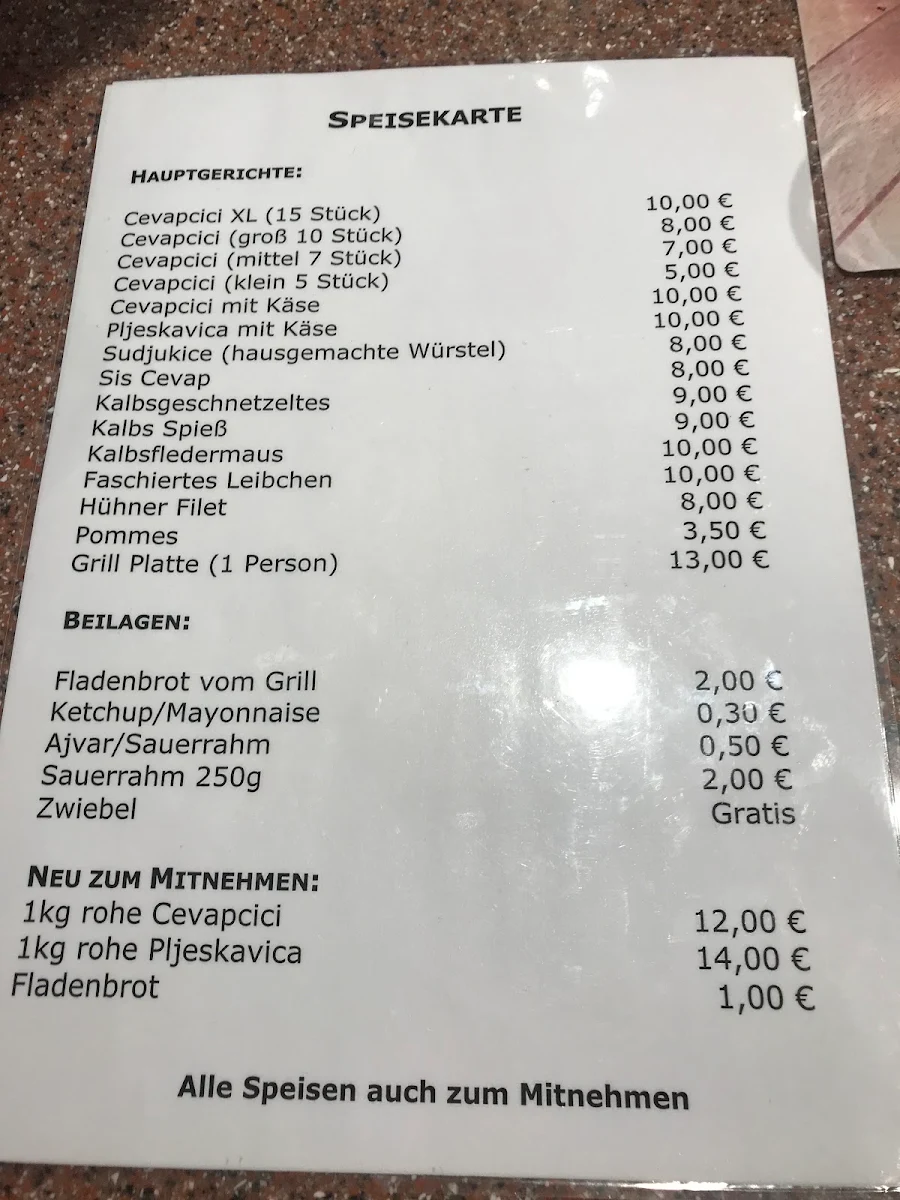 Speisekarte photo 5