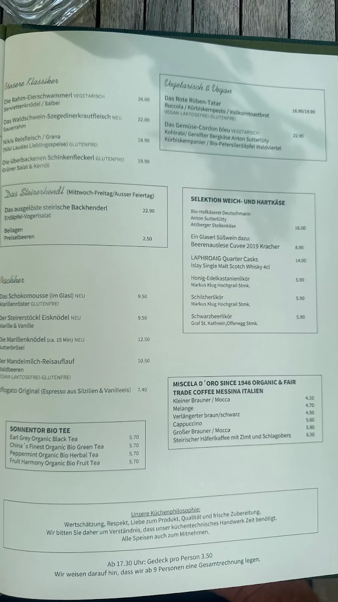 Speisekarte photo 1