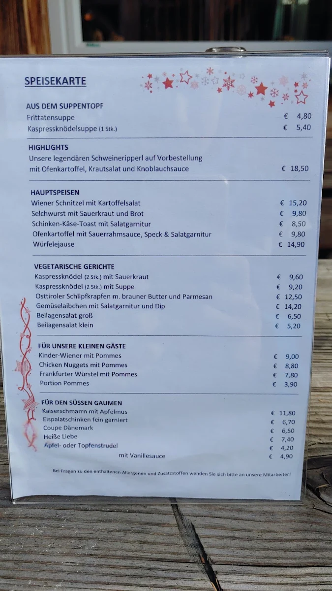 Speisekarte photo 1