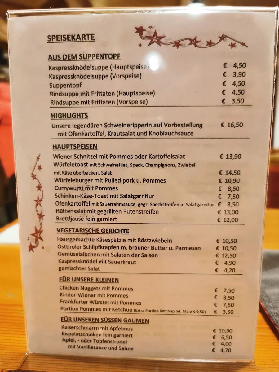 Speisekarte photo 2