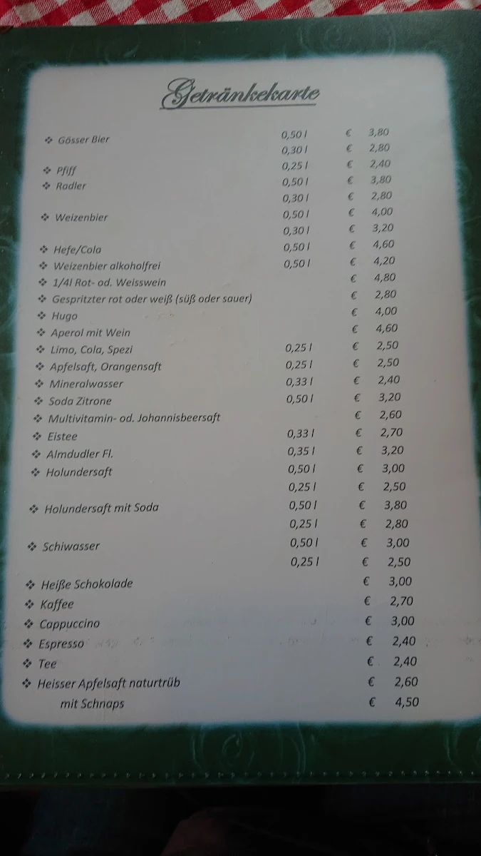 Speisekarte photo 4