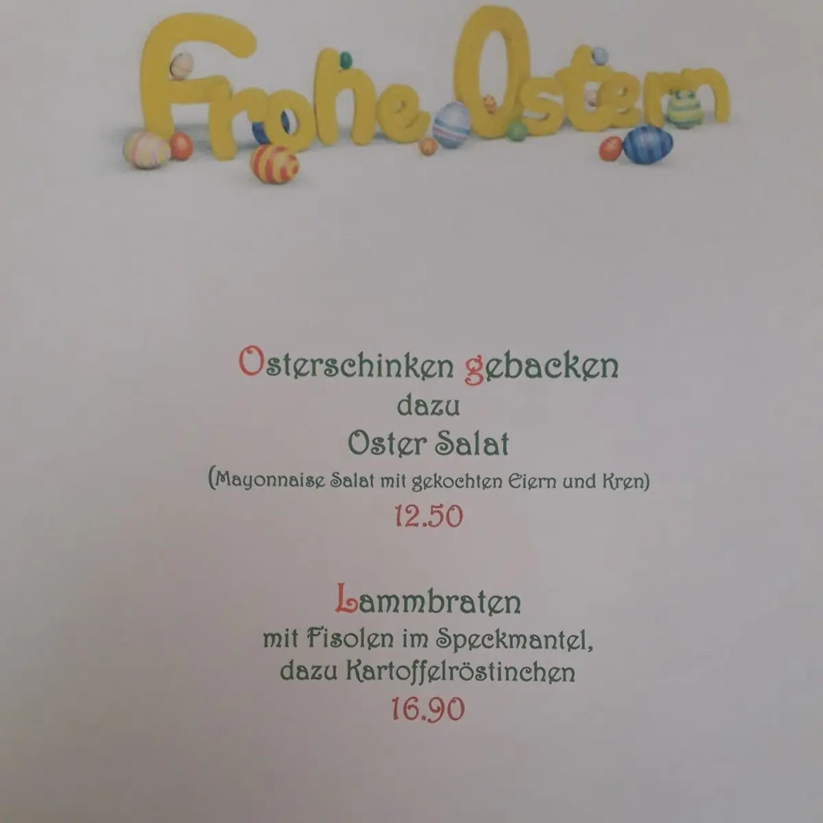 Speisekarte photo 10