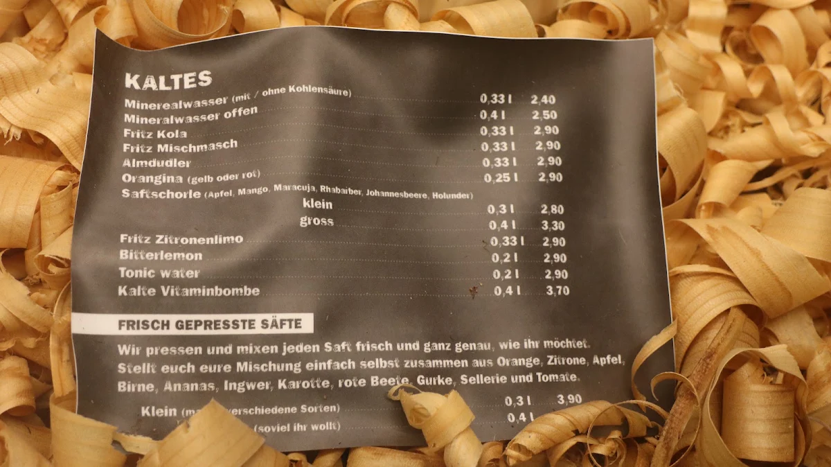 Speisekarte photo 2