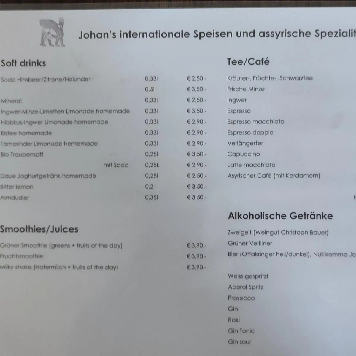 Speisekarte photo 5