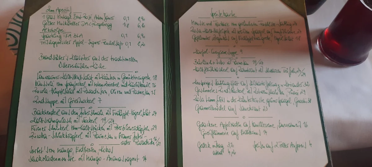 Speisekarte photo 1