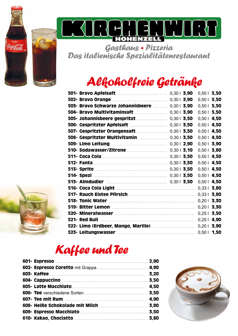Speisekarte photo 4