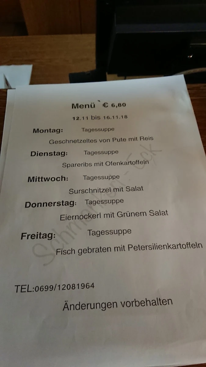 Speisekarte photo 1