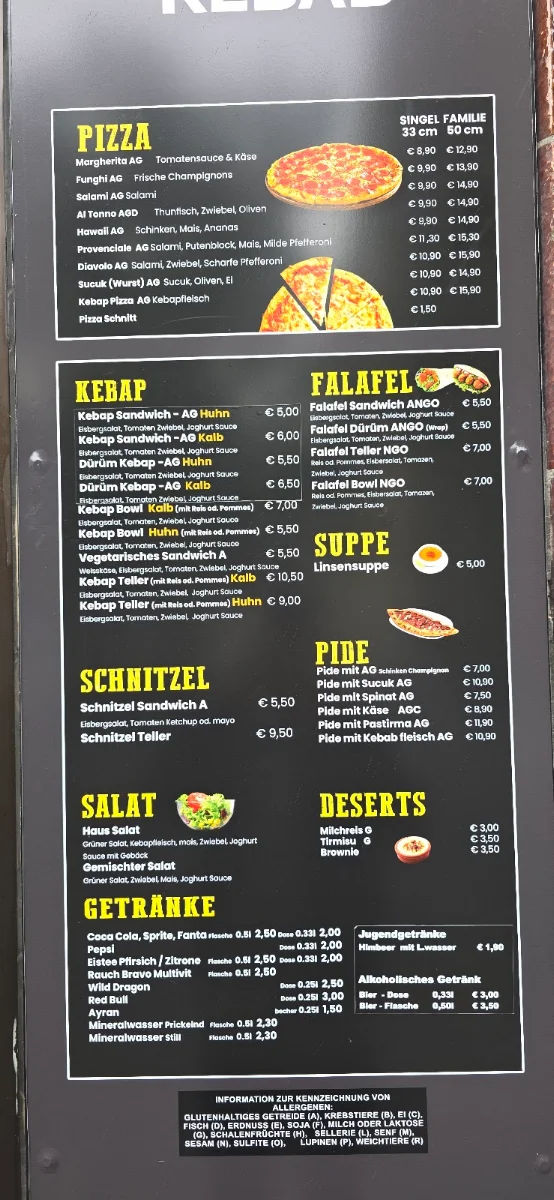 Speisekarte photo 1