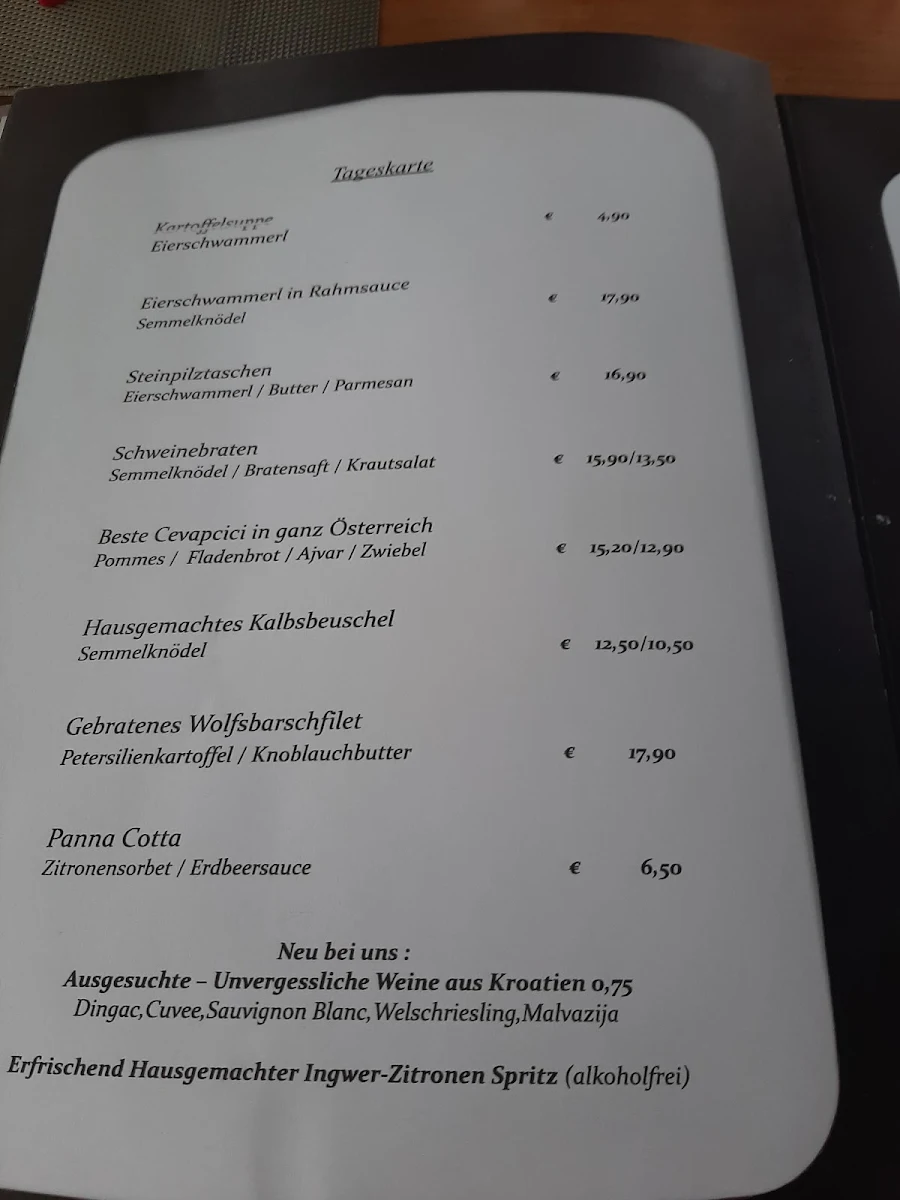 Speisekarte photo 4