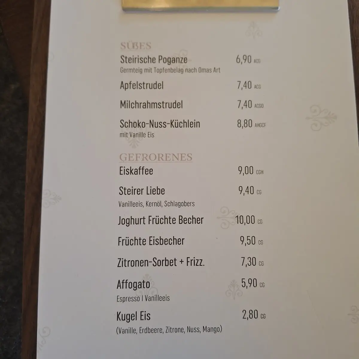 Speisekarte photo 5