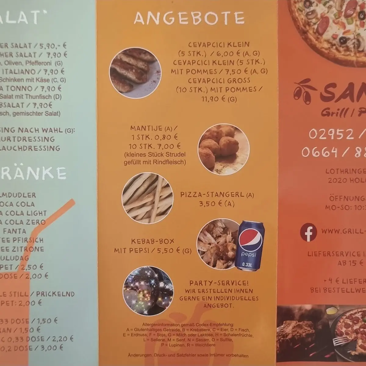 Speisekarte photo 2